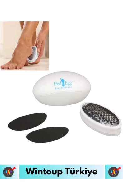 Premium Ölü Cilt Kaldırma Ölü Deri Nasır Temizleme Ayak Taban Bakım Törpüsü Topuk Rendesi - 3