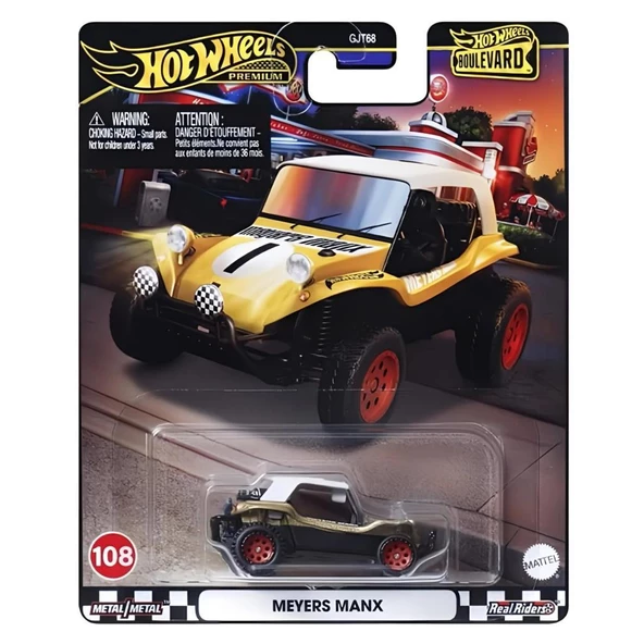 Hot Wheels Boulevard Premium Araçlar GJT68 - HRT57 MEYERS MANX - 4