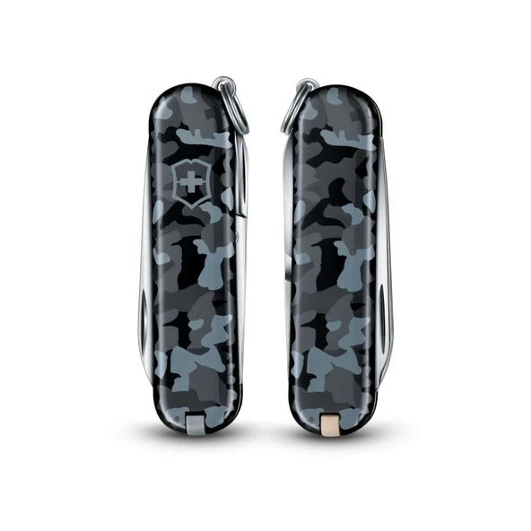 Klasik 58 MM Yeşil Kamuflaj Çakı - Victorinox - 0.6223.94 - Resim 2