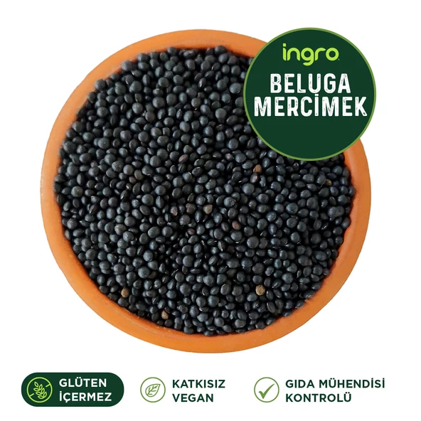 Glutensiz Beluga Siyah Mercimek  1000 gr - 3