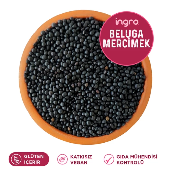 Glutensiz Beluga Siyah Mercimek  1000 gr - 4