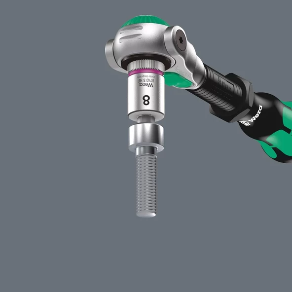 Wera 8740 B HF Hex-Plus 3/8" Lokma 1/4"x107mm 05003090001 - 2