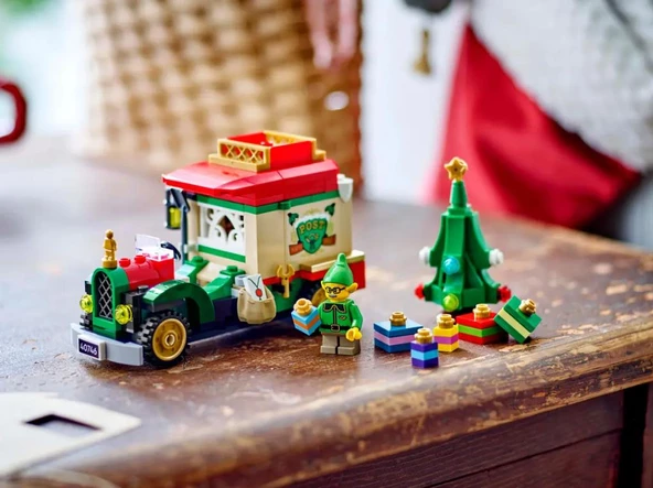 Lego 40746 Santa's Delivery Truck - Resim 3