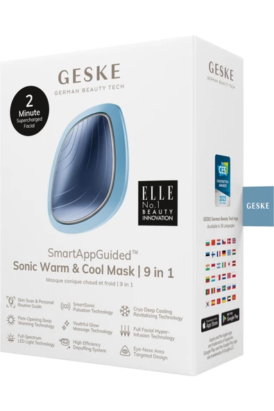 GESKE SmartAppGuided™ Sonic Warm & Cool Mask | 9 in 1 - 6