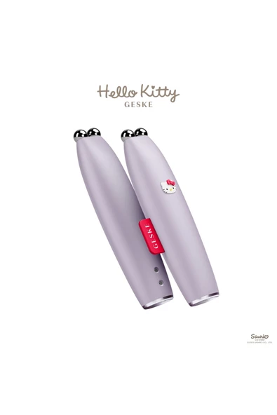 GESKE Hello Kitty Titreşimli Mikro Akım Sıkılaştırıcı Akıllı Kalem MicroCurrent Face Lift Pen - 6
