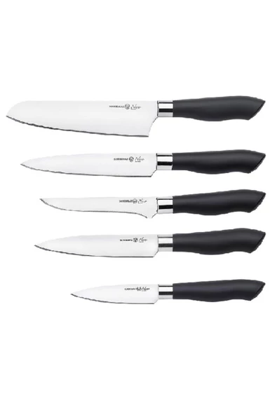 KORKMAZ Nero 6 Parça Bıçak Seti A5503 - 2