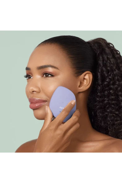 GESKE Titreşimli Soğutma ve Isıtmalı Led Terapili Yüz Maskesi Bakım Cihazı Sonic Warm Cool Mask - 5