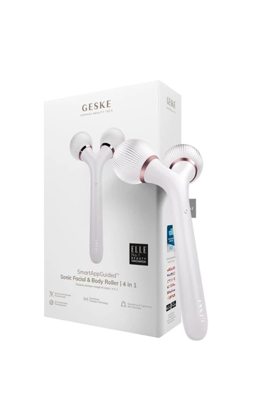 GESKE Titreşimli Yüz Şekillendirici ve Vücut Bakım Roller Cihazı Sonic Facial Body Roller
