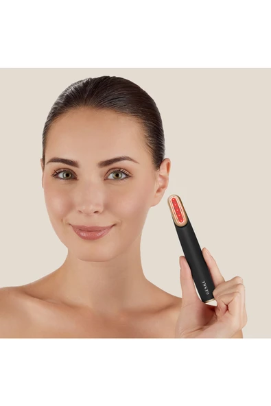 GESKE Titreşimli Döner Başlıklı Led Terapili Cilt Sıkılaştırıcı Yüz Bakım Cihazı Rotatable Head Skin Firming Wand - 5