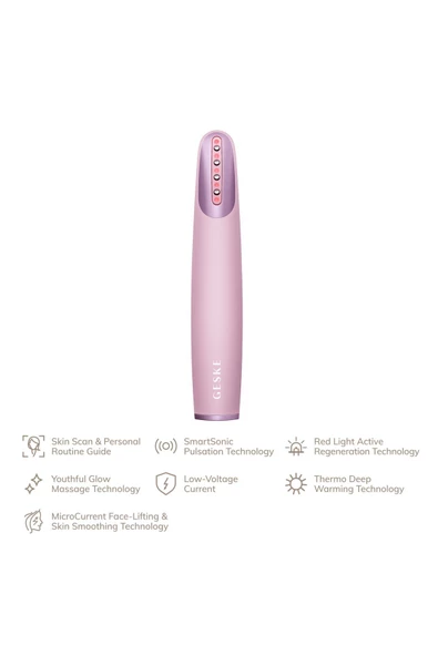 GESKE Titreşimli Kırmızı Led Terapili Sıkılaştırıcı Yüz Bakım Cihazı Skin Firming Wand - 2