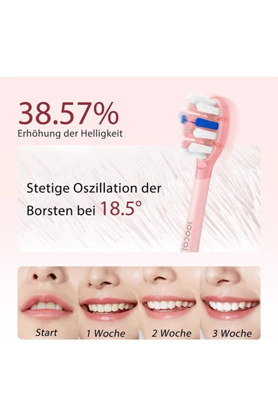SOOCAS D3 Elektrikli Diş Fırçası, Sonic Fırçası, IPX8 Su Geçirmez, 4 Mod, Dezenfektan Kutusu - 7