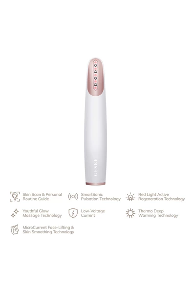 GESKE Titreşimli Kırmızı Led Terapili Sıkılaştırıcı Yüz Bakım Cihazı Skin Firming Wand - 3