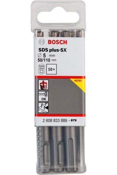 SDS-PLUS-5X 5*110 MM 10'LU PAKET