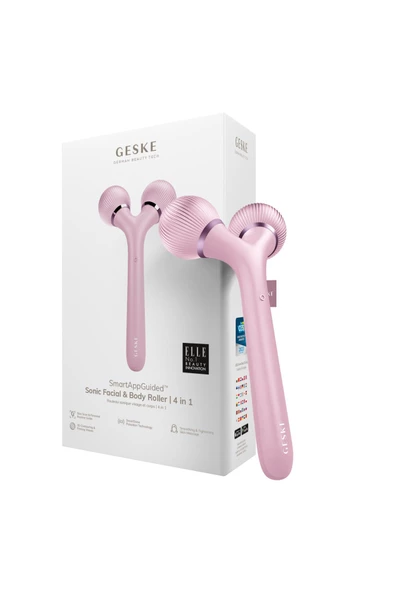 GESKE Titreşimli Yüz Şekillendirici ve Vücut Bakım Roller Cihazı Sonic Facial Body Roller