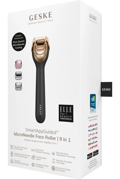GESKE Mikro Iğne Yüz Silindiri | Microneedle Face Roller 9 In 1 - 6