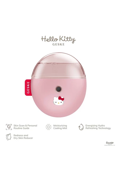 GESKE Hello Kitty Buharlı Cilt Nemlendirici ve Yenileyici Yüz Bakım Cihazı Facial Hydration Refresher - 3