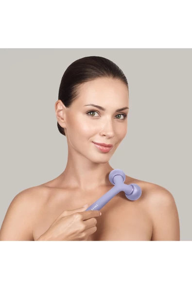 GESKE Titreşimli Yüz Şekillendirici ve Vücut Bakım Roller Cihazı Sonic Facial Body Roller - 6