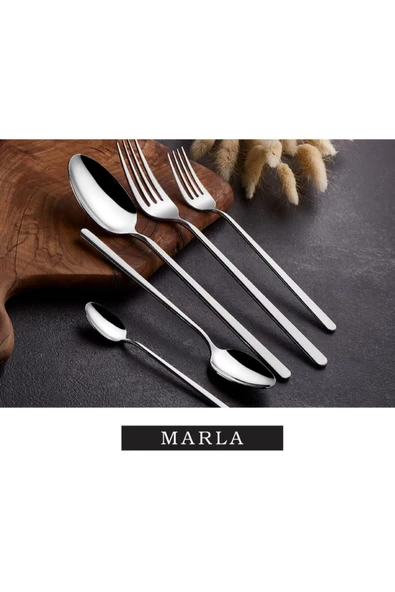 FALEZ Marla Çatal Kaşık Takımı 30 Parça - 2
