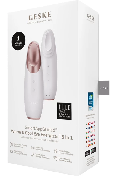 GESKE SmartAppGuided™ Warm & Cool Eye Energizer | 6 in 1 - 6