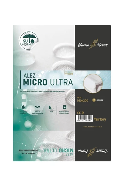 Yaase Home Mikro Sıvı Geçirmez Alez (Çift Kişilik) - 5
