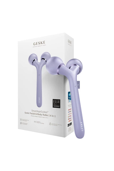 GESKE Titreşimli Yüz Şekillendirici ve Vücut Bakım Roller Cihazı Sonic Facial Body Roller