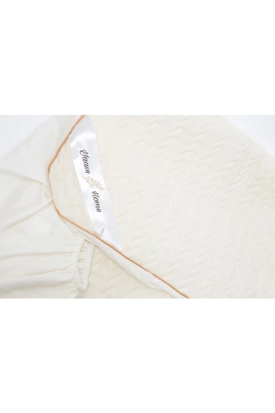 Yaase Home Pamuk Kapitone Sıvı Geçirmez Alez (Çift Kişilik )