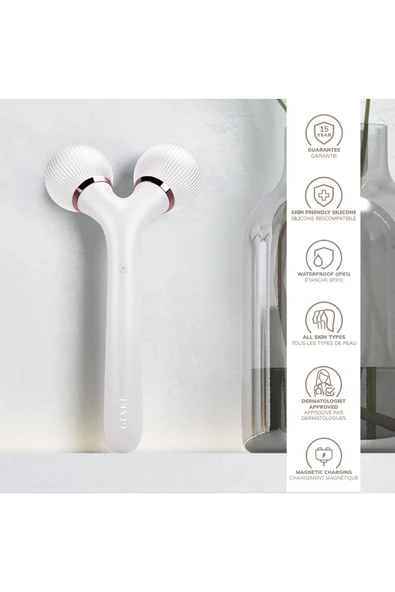 GESKE Titreşimli Yüz Şekillendirici ve Vücut Bakım Roller Cihazı Sonic Facial Body Roller - 3
