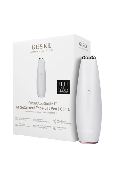 GESKE Titreşimli Mikro Akım Yüz Germe ve Sıkılaştırma Sağlayan Akıllı Kalem MicroCurrent Face Lift Pen