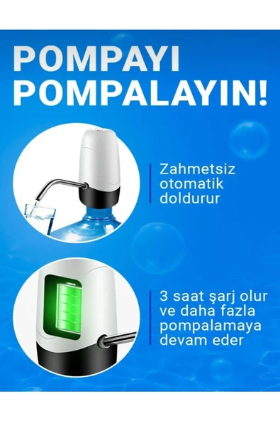 QU Şarjlı Damacana Su Pompası 800 P - 4