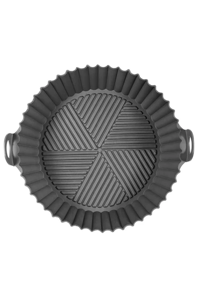 KORKMAZ  A5598 Airfryer Slikon Pişirme Kabı (SİYAH) - 2