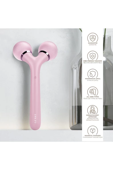 GESKE Sonic Yüz ve Vücut Silindiri 4'ü 1 arada | Sonic Facial & Body Roller 4 in 1 - 3