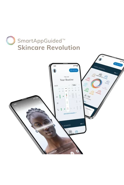 GESKE Titreşimli Kırmızı Led Terapili Sıkılaştırıcı Yüz Bakım Cihazı Skin Firming Wand - 7