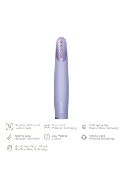 GESKE Titreşimli Kırmızı Led Terapili Sıkılaştırıcı Yüz Bakım Cihazı Skin Firming Wand - Resim 3