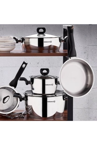 KORKMAZ Kısa Tencere A2994 24x8 Cm - 2