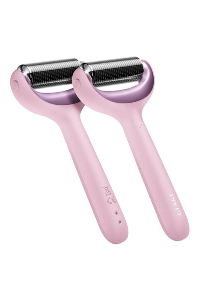 GESKE  Mikro İğneli, Buz Başlığı, Pembe Kuvars Başlıklı Dermaroller MicroNeedle Face & Body Roller - 6