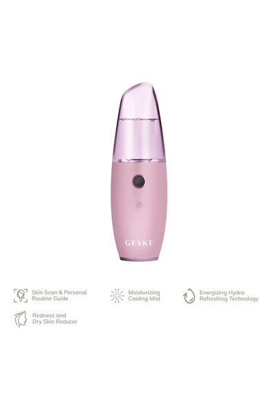 GESKE Buharlı Cilt Nemlendirici ve Yenileyici Akıllı Yüz Bakım Cihazı Facial Hydration Refresher - 4