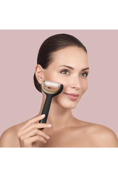 GESKE Mikro İğneli, Buz Başlıklı Dermaroller MicroNeedle Face & Body Roller - 4