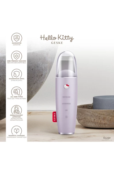 GESKE Hello Kitty Micro akım  Siyah Nokta Temizleme Cihazı MicroCurrent Skin Scrubber Blackhead Remover - 3