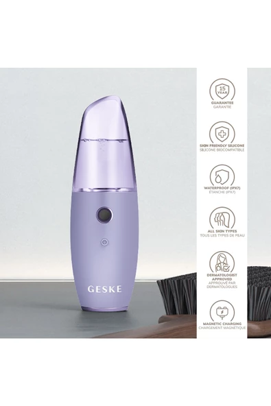 GESKE Buharlı Cilt Nemlendirici ve Yenileyici Akıllı Yüz Bakım Cihazı Facial Hydration Refresher - 3