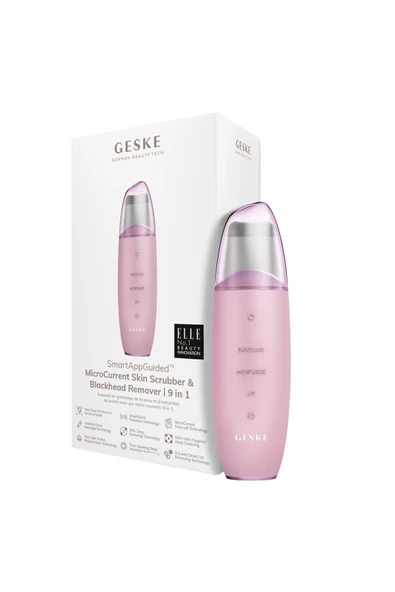GESKE Mikro Akım  Siyah Nokta Temizleme Cihazı MİcroCurrent Skin Scrubber Blackhead Remover