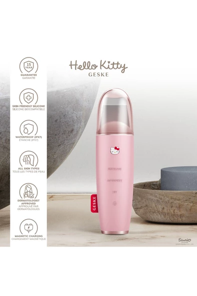 GESKE Hello Kitty Micro Akım Siyah Nokta Temizleme Cihazı MicroCurrent Skin Scrubber Blackhead Remover - 4