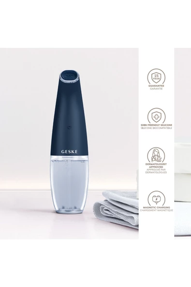 GESKE Aqua Stream Çift Başlıklı Siyah Nokta ve Yüz Temizleme Cihazı Aqua Stream Face Cleanser - 4