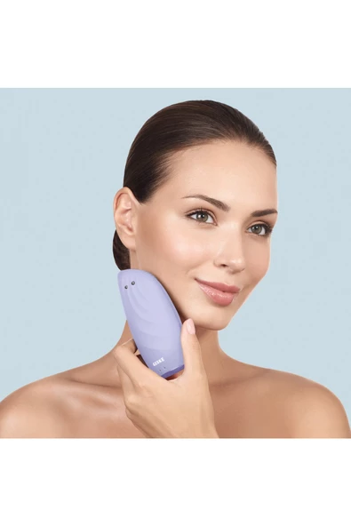 GESKE Titreşimli Mikro Akım Termal Yüz Temizleme ve Cilt Sıkılaştırıcı Cihaz   Sonic Thermo Facial Brush Face-Lifter - 5