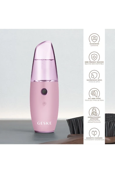 GESKE Buharlı Cilt Nemlendirici ve Yenileyici Akıllı Yüz Bakım Cihazı Facial Hydration Refresher - 3