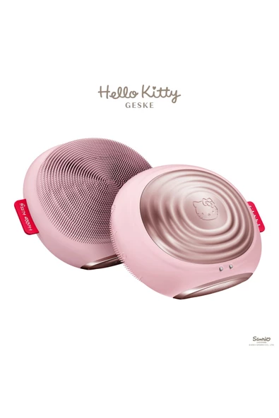 GESKE Hello Kitty Titreşimli Yüz Temizleme ve Isılı Masaj Cihazı Sonic Thermo Facial Brush - 6