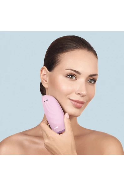 GESKE Titreşimli Mikro Akım Termal Yüz Temizleme ve Cilt Sıkılaştırıcı Cihaz  Sonic Thermo Facial Brush Face-Lifter - 5