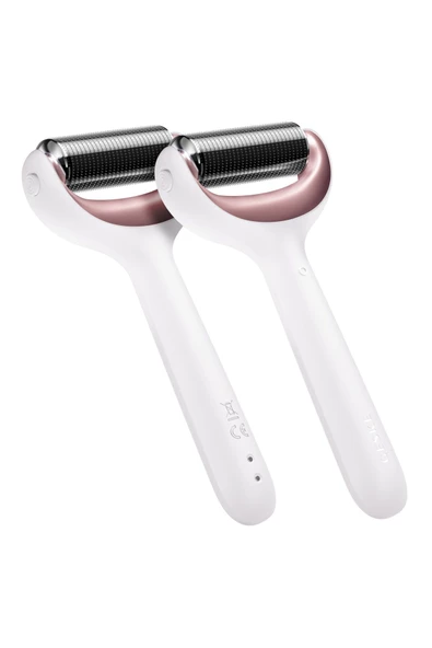 GESKE  Mikro İğneli, Buz Başlığı, Pembe Kuvars Başlıklı Dermaroller MicroNeedle Face & Body Roller - Resim 6