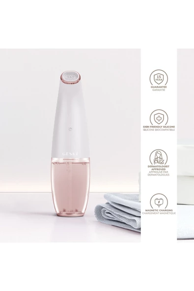 GESKE Aqua Stream Çift Başlıklı Siyah Nokta ve Yüz Temizleme Cihazı Aqua Stream Face Cleanser - 3