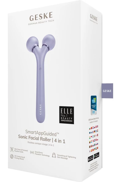 Geske Titreşimli, Yüz Şekillendirici Roller Masaj Cihazı - Resim 6
