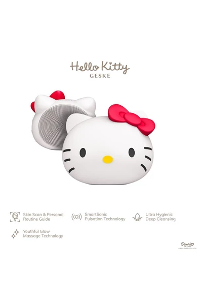 GESKE Hello Kitty Titreşimli Yüz Temizleme Cihazı Sonic Facial Brush - 2